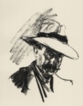 55. Original-Lithographie, Schiefler 307, 210 x 160 mm, 1917