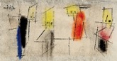 48.  Aquarell und Tuschfeder, signiert, 82 x 154 mm, um 1955 <br><br><center><b><a href="https://www.nierendorf.com/deutsch/kontakt.htm" target="_blank">Kontaktformular</a></b></center>