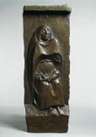 35. Bronze, signiert, Gußstempel H. Noack, Berlin, Laur 286, Höhe 543 mm 1919