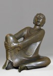 84. Bronze, signiert, Gußstempel H. Noack, Berlin, Laur 432, Höhe 493 mm 1928