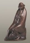 99. Bronze, signiert, Gußstempel H. Noack, Berlin, Laur 596, Höhe 590 mm 1936