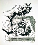 81. Lithographie, signiert, datiert, numeriert, Karsch 294/a, 480 x 422 mm 1964