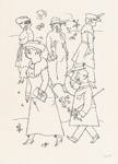 119. Tuschfeder, signiert, 320 x 243 mm 1919