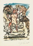 10  LOVIS CORINTH - Der gefesselte Reinecke <br> Farblithographie, signiert, Schwarz 452 XVI/II, 308 x 235 mm, 1920