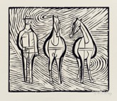 62. Holzschnitt, signiert, datiert, Lammek H 205, 198 x 232 mm, 1949