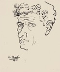 81. Tuschpinsel, signiert, datiert, 290 x 240 mm, 1930