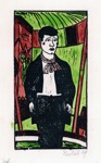 42. Holzschnitt,
aquarelliert in Rot und Grün, signiert, datiert, bezeichnet „kol-Junger Clown“,
Dube H 344/a, 295 x 154 mm, 1929<br><br><center><b><a href="https://www.nierendorf.com/deutsch/kontakt.htm" target="_blank">Kontaktformular</a></b></center>