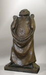23. Bronze, signiert, Gußstempel H. Noack, Berlin, Laur 158, Höhe 522 mm 1910/1911