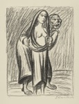 81. Lithographie, signiert, numeriert, Laur 81, 362 x 282 mm 1924