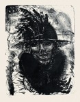 23. Lithographie, signiert, datiert, numeriert, Karsch 64/II, 483 x 371 mm 1923