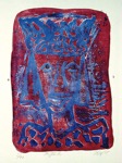 76. Farblithographie,
signiert, datiert, numeriert, bezeichnet, Karsch 285, 472 x 330 mm 1961