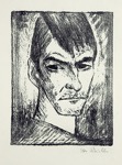 17. Lithographie auf Japan, signiert, Karsch 140/a, 393 x 300 mm 1921-1922