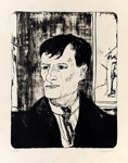 20. Lithographie, signiert, Ebner/Gabelmann 836 L, 492 x 380 mm 1930