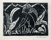 21. Holzschnitt auf Japan, signiert, Karsch 3/II, 280 x 375 mm 1912<br><br>
Hinweis: Zu Lebzeiten des Knstlers wurden nur sehr wenige Exemplare dieses 
Holzschnitts abgezogen und signiert.