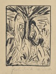 32. Lithographie, Probedruck, signiert, Karsch 106, 255 x 189 mm 1920
