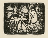 35. Lithographie, signiert, Karsch 64, 215 x 270 mm 1912-1914