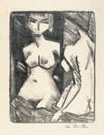 37. Lithographie, signiert, Karsch 132/a, 390 x 290 mm 1924