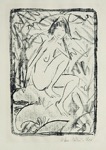 38. Lithographie auf Japan, signiert, Karsch 115/I, 303 x 210 mm 1923