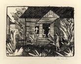 39. Lithographie auf Japan, signiert, Karsch 144/a, 298 x 395 mm 1921-1922<br><br>Eines von ca. 20 Exemplaren vor der Auflage fr den Verlag