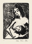 45. Lithographie, signiert, numeriert, Karsch 107/II, 260 x 187 mm 1920
<br><br>Eines von 30 Exemplaren vor Verffentlichung in Die Gste.