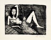 51. Lithographie, signiert, numeriert, Karsch 146/II/a, 295 x 395 mm 1921-1922